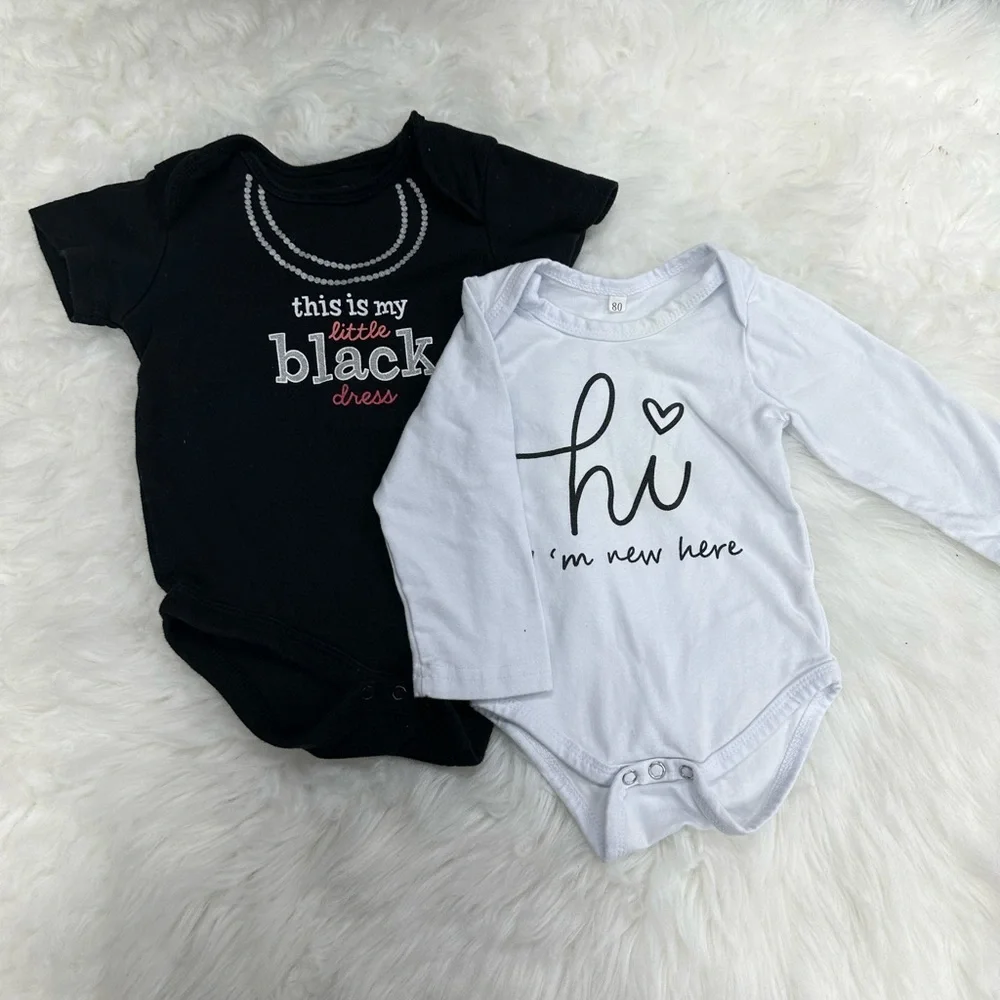 baby girl 3-6 month bodysuit bundle